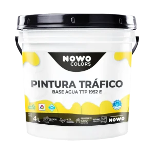 Pintura Tráfico Base Agua TTP 1952 E Para Señalización de Industrias - Nowo Colors - 4LT